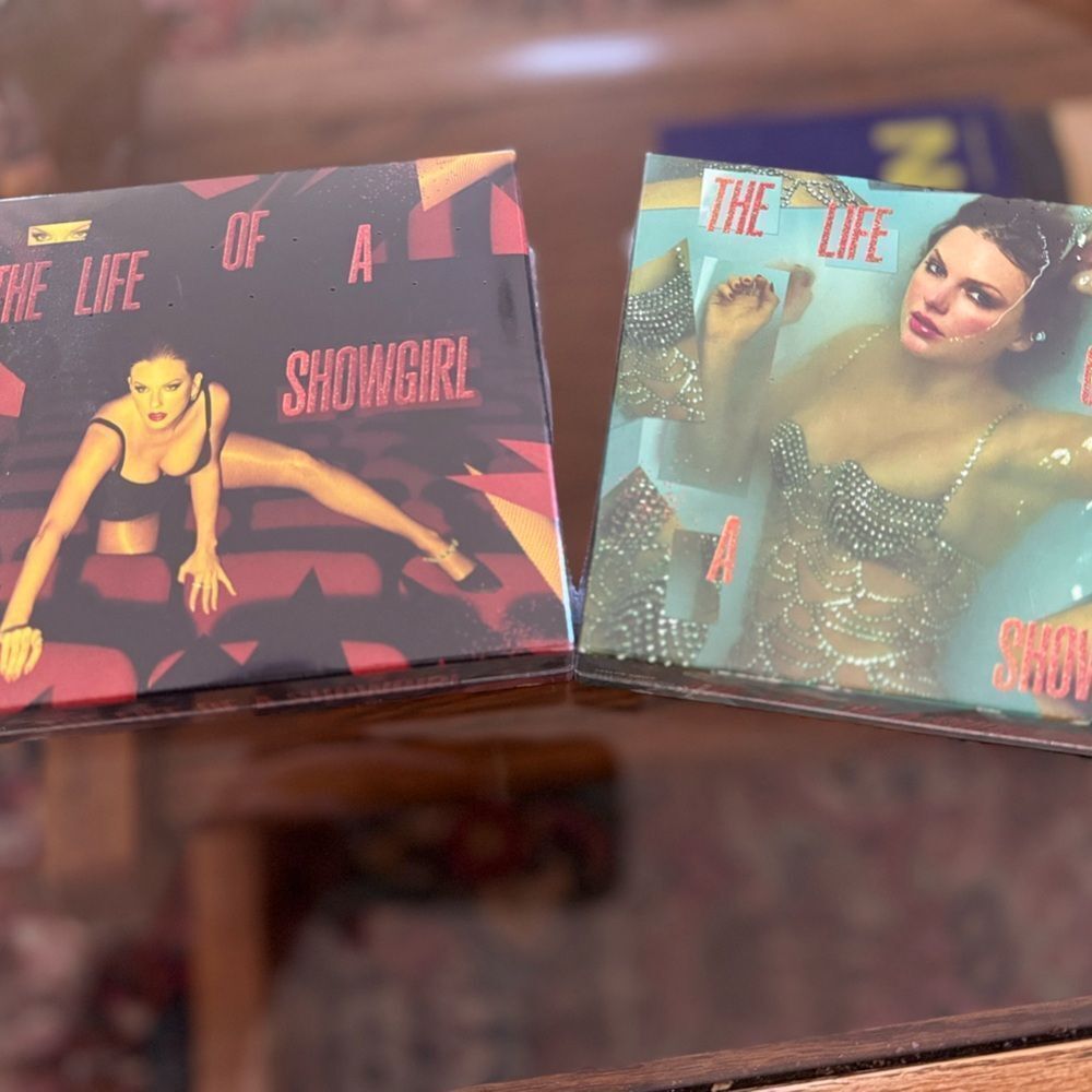 Taylor Swift Showgirl CD Collection - Black and Green Covers